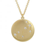 14K Yellow Gold Zodiac Pendant