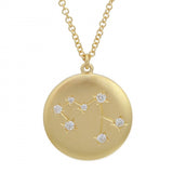 14K Yellow Gold Zodiac Pendant