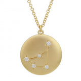 14K Yellow Gold Zodiac Pendant