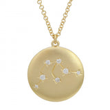 14K Yellow Gold Zodiac Pendant
