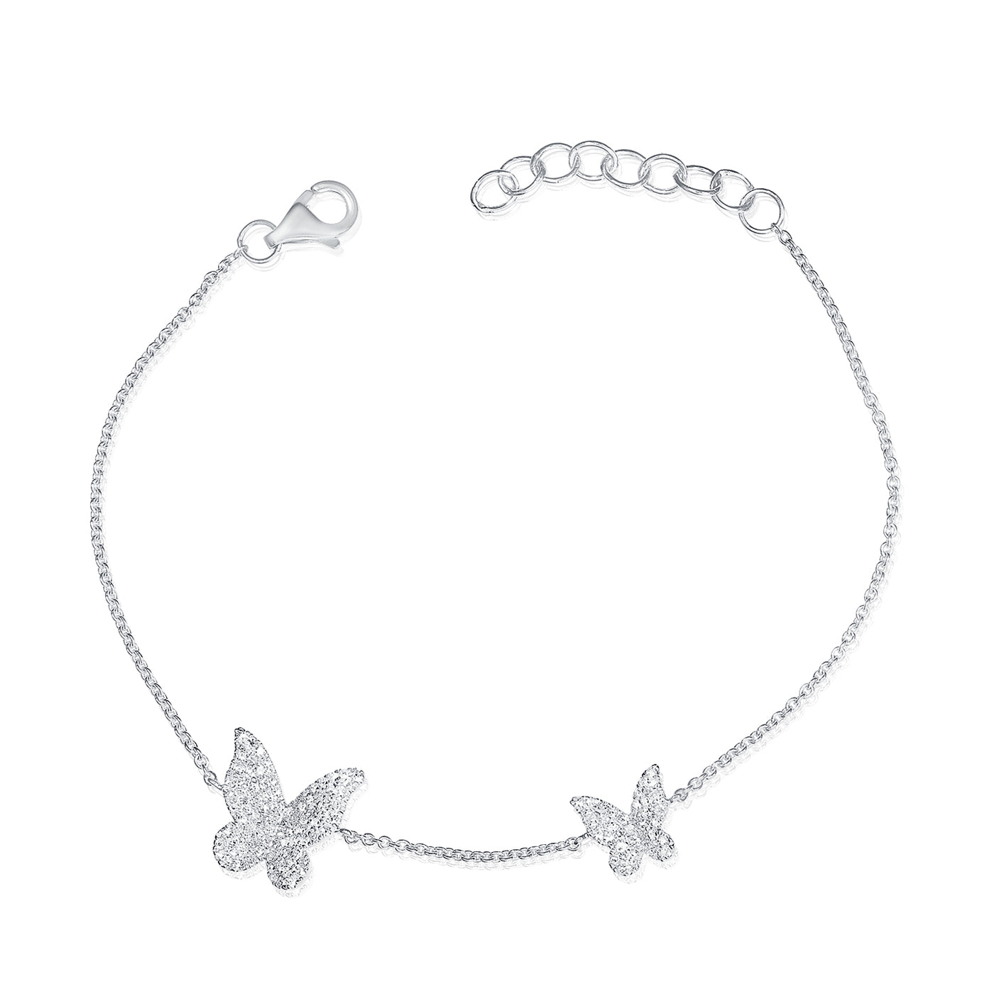 セレブ愛用【THE M JEWELERS】THE PAVE' BUTTERFLYアンクレット The Single Butterfly Pave' Anklet | The M Jewelers