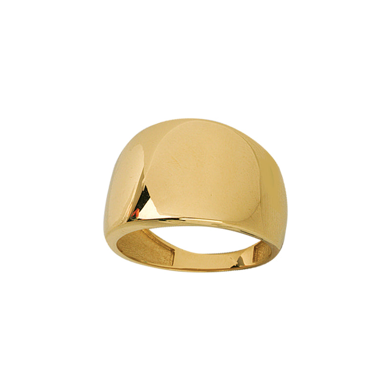14K Yellow Gold High Polished Wide Band Graduated Ring-Rings-Maurice's Jewelers-