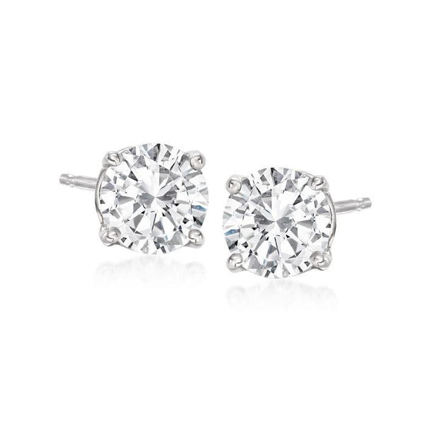 2/3 Carat Diamond Stud Earrings