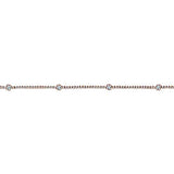 14K Rose Gold Diamond Tennis Bracelet with Bezel Set Diamonds-Tennis Bracelet-gabriel & co-