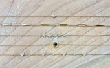 14K White Gold Diamond Disc Engravable Bracelet