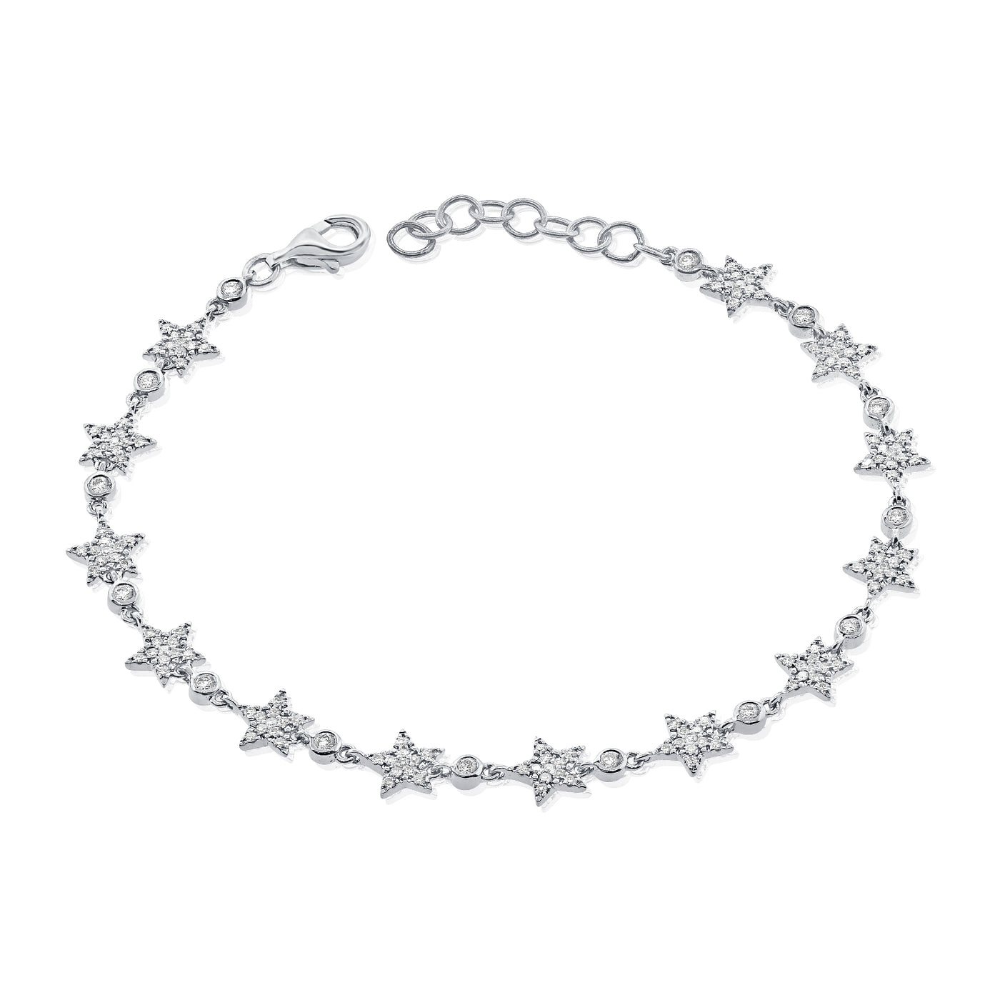 14K Yellow Gold Diamond Star Bracelet – Maurice's Jewelers