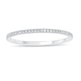 14K Rose Gold Diamond Eternity Band