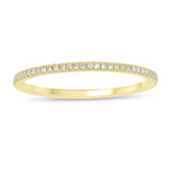 14K Rose Gold Diamond Eternity Band