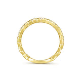 14K Yellow Gold Diamond Fashion Band-Rings-gabriel & co-