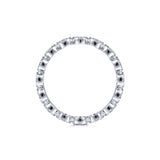 14K White Gold Diamond Disc Eternity Band-Rings-gabriel & co-