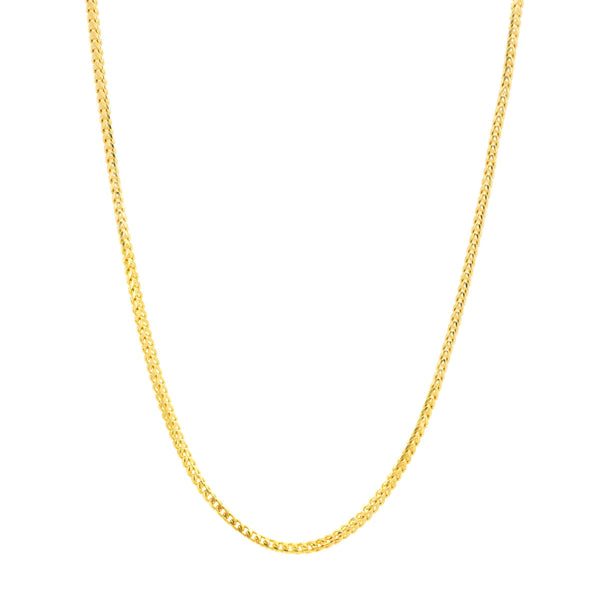 14K Yellow Gold Round Franco Chain-Necklaces-Maurice's Jewelers-