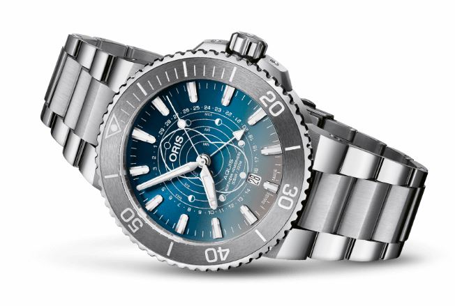 Oris Dat Watt Limited Edition Stainless Steel And Grey Dial Watch-Watches-ORIS-