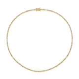 14K Rose Gold Diamond Tennis Necklace-Necklaces-Maurice's Jewelers-
