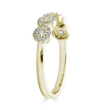 14K .40Ct Diamond Halo Ring-Rings-Maurice's Jewelers-