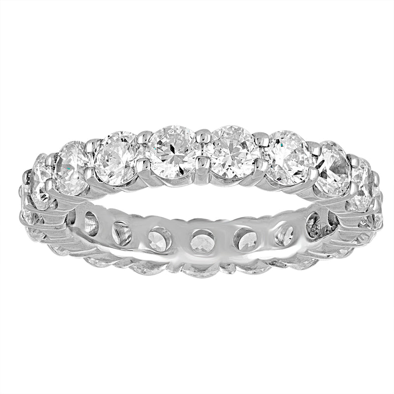 14K White Gold Diamond Eternity Band-Rings-VIMCO DIAMOND CORP-