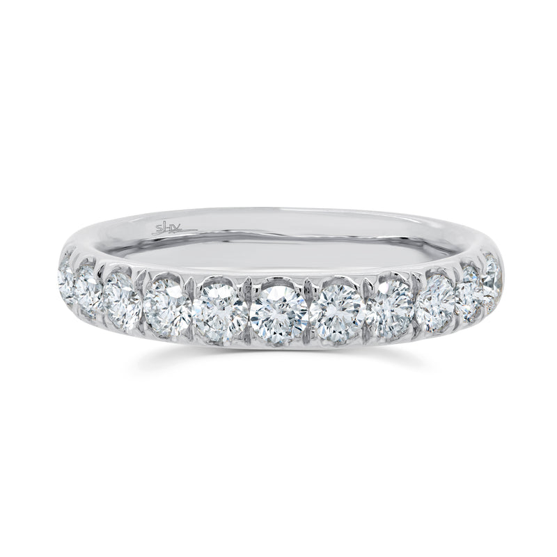 14K White Gold 1.92Ct Diamond 3.5MM Eternity Band-Rings-Maurice's Jewelers-