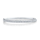 14K Yellow Gold Diamond Bangle-Bracelets-Maurice's Jewelers-WHITE GOLD-