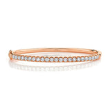 14K White Gold Diamond Bangle-Bracelets-Maurice's Jewelers-ROSE GOLD-