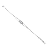 14K White Gold Diamond Evil Eye Bracelet-Bracelets-Maurice's Jewelers-WHITE GOLD-