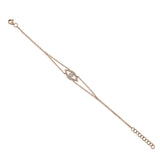 14K White Gold Diamond Evil Eye Bracelet-Bracelets-Maurice's Jewelers-ROSE GOLD-