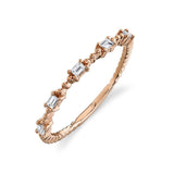 14K White Gold Diamond Baguette Band-Rings-Maurice's Jewelers-ROSE GOLD-