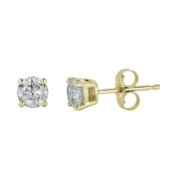 1 Carat Diamond Stud Earrings