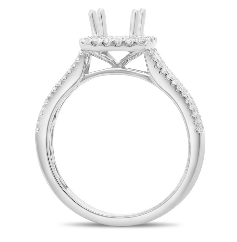 Shared Prong Shank Engagement Mounting