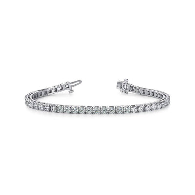 14k White Gold Diamond Tennis Bracelet (1.00ct-5.00ct)-Bracelets-VIMCO DIAMOND CORP-