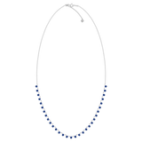 18K Yellow Gold Sapphire Necklace