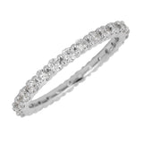 14K 1.00ct Diamond Eternity Wedding Band-Diamond Wedding Band-Maurice's Jewelers-White Gold-