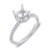 14K White Gold Diamond French Halo Mounting-mounting-Maurice's Jewelers-4-White Gold-