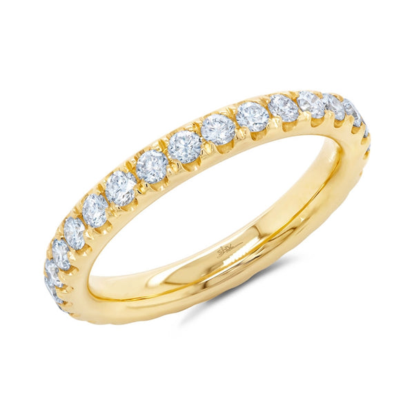 14K Yellow Diamond 1.18ct Eternity Band