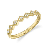 14K Rose Gold Diamond Lady's Ring-Rings-Maurice's Jewelers-YELLOW GOLD-