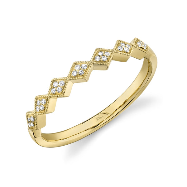 14K Rose Gold Diamond Lady's Ring-Rings-Maurice's Jewelers-YELLOW GOLD-