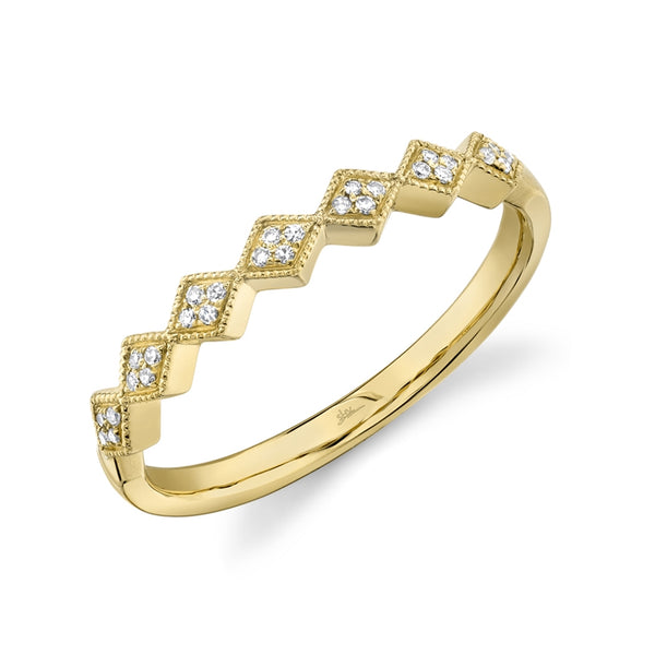 14K Yellow Gold Diamond Lady's Ring
