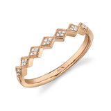 14K Rose Gold Diamond Lady's Ring-Rings-Maurice's Jewelers-ROSE GOLD-