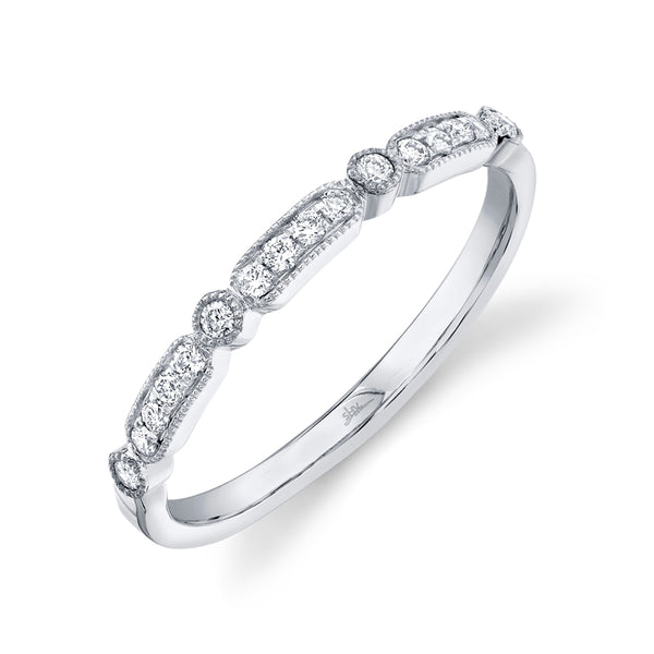 14K White Gold Diamond Lady's Ring