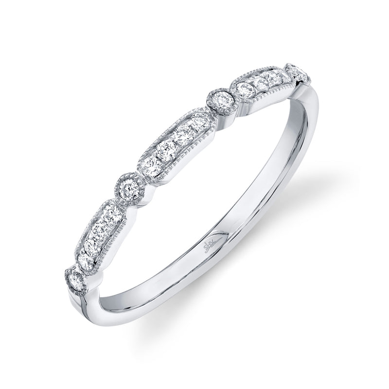 14K White Gold Diamond Lady's Ring-Rings-Maurice's Jewelers-WHITE GOLD-