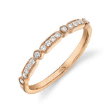 14K White Gold Diamond Lady's Ring-Rings-Maurice's Jewelers-ROSE GOLD-