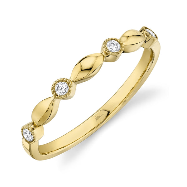 14K Yellow Gold Diamond Lady's Ring