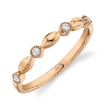14K Rose Gold Diamond Lady's Ring