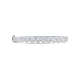 14K Yellow Gold Diamond Bangle (Medium)-Bangles-Maurice's Jewelers-WHITE GOLD-