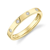 14K Yellow Gold Diamond High Polish Band-Rings-Maurice's Jewelers-YELLOW GOLD-