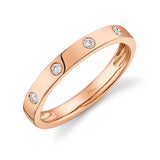 14K Yellow Gold Diamond High Polish Band-Rings-Maurice's Jewelers-ROSE GOLD-