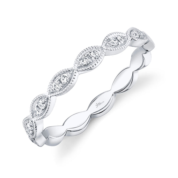 14K Yellow Gold Diamond Marquise Shape Band-Rings-Maurice's Jewelers-WHITE GOLD-