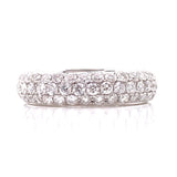14K White Gold Diamond Pave Thick Eternity Band-Rings-aaron jewelry-