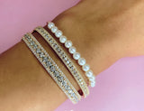 14K Rose Gold Diamond Bangle-Bracelets-Maurice's Jewelers -