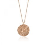 Coins Roman Rider Medallion Necklace