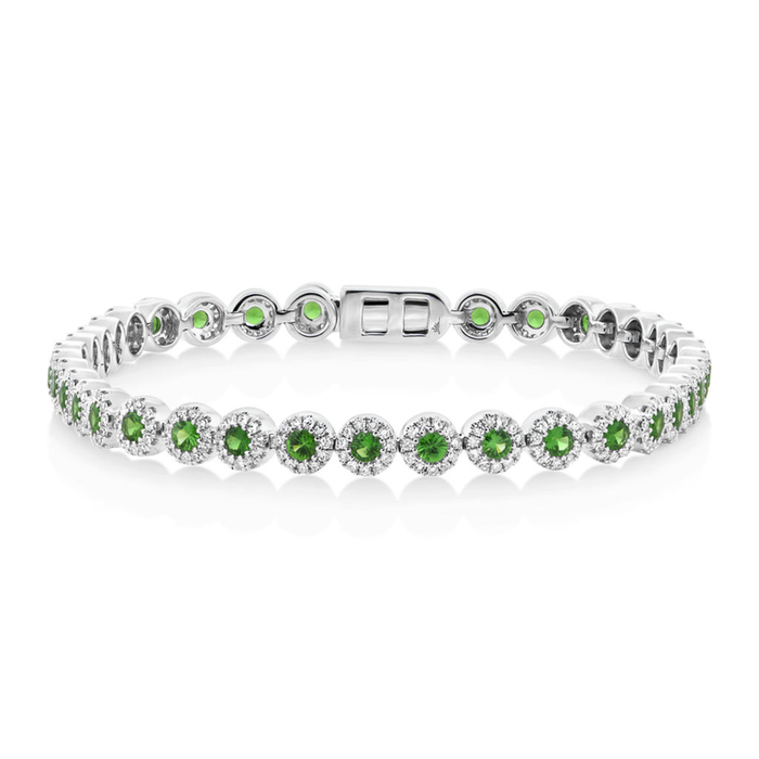 diamond-and-green-garnet-