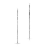 Diamond Dipped Bar Earrings-Earrings-majolie-